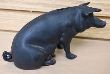 Cute Cast Iron Piggy Bank